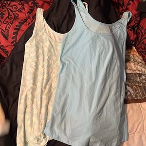 Set of Two No boundaries tank tops